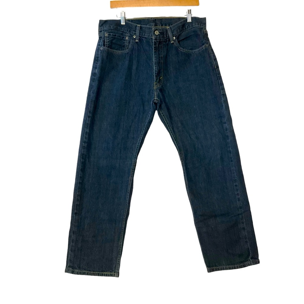 LEVI’S Men's sz 36x30 Jeans 505 Straight Soft 100% Cotton Medium Blue